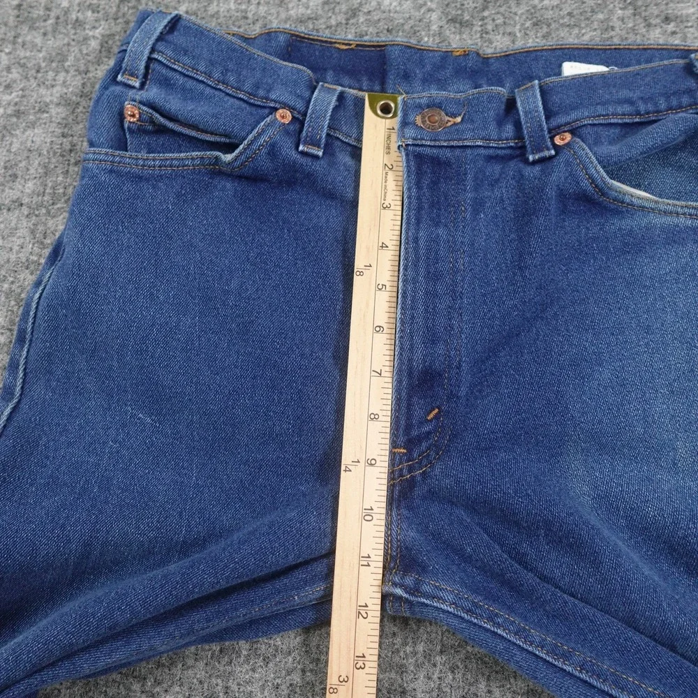 Levis 517 Jeans Mens 36x31 Blue Denim Bootcut Orange Tab Vintage USA 90s
